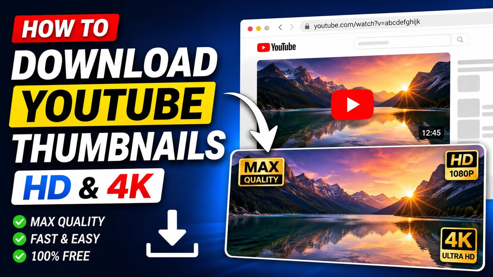 How to Download YouTube Thumbnails in HD & 4K (Fast & Free)