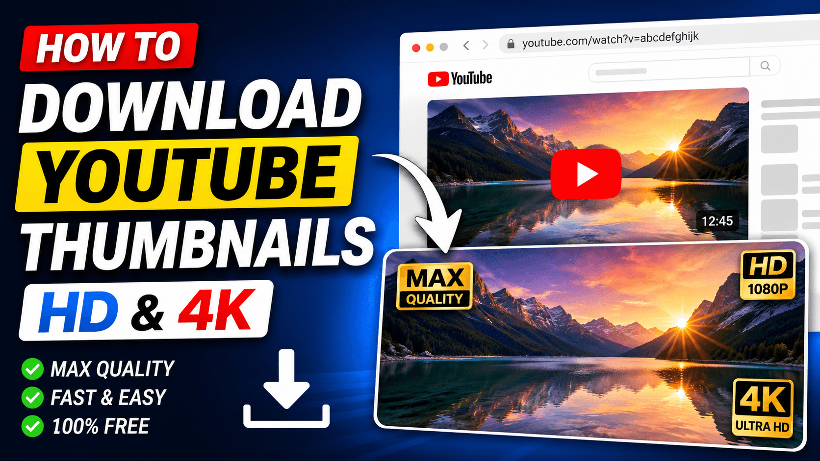 How to Download YouTube Thumbnails (HD & 4K)