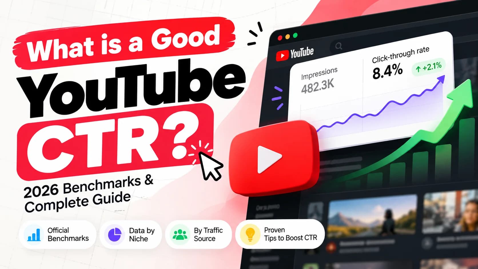 What is a Good YouTube CTR? (2026 Benchmarks & Complete Guide)
